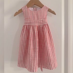 Baby Girl Casual Dress SIZE 9months Red/White